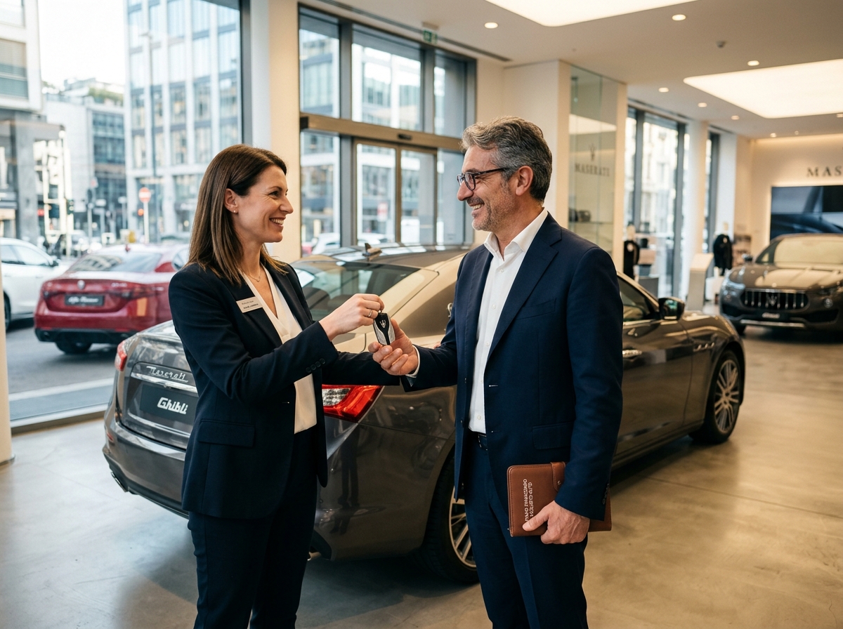 Processo di finanziamento auto e consegna chiavi
